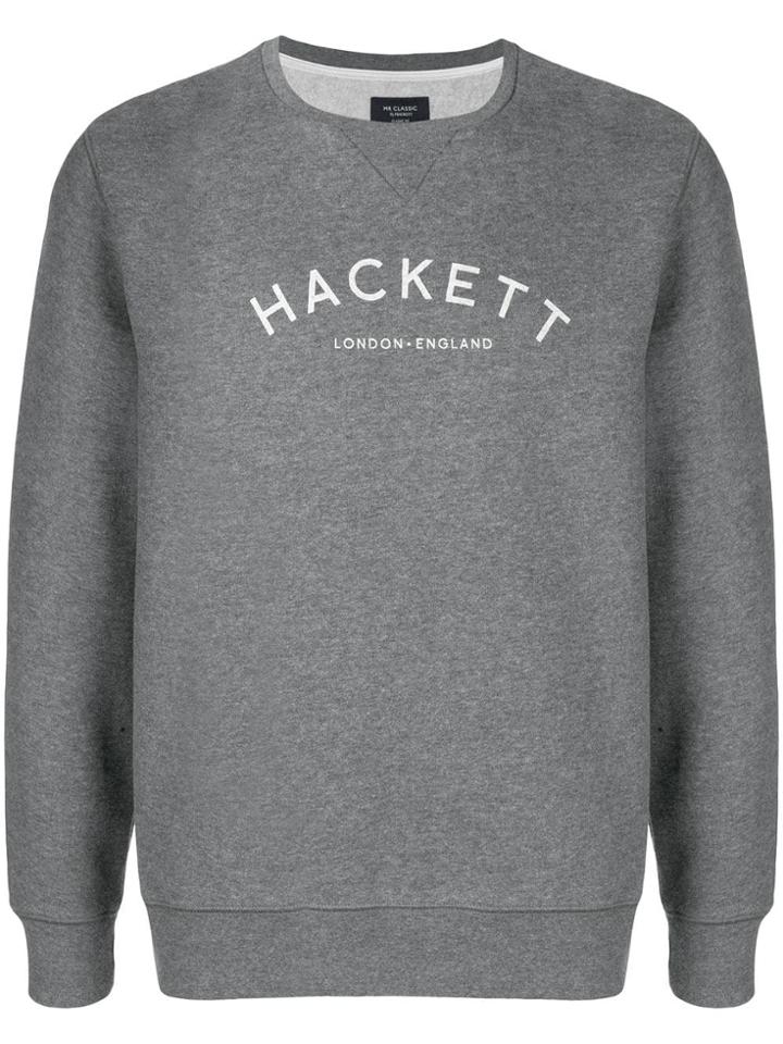Hackett Logo Print Sweatshirt - Grey