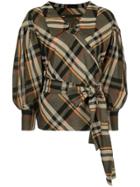 Muller Of Yoshiokubo Abiquiu Flare Blouse - Brown
