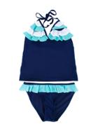 Duskii Girl Darcy Tankini Set - Blue