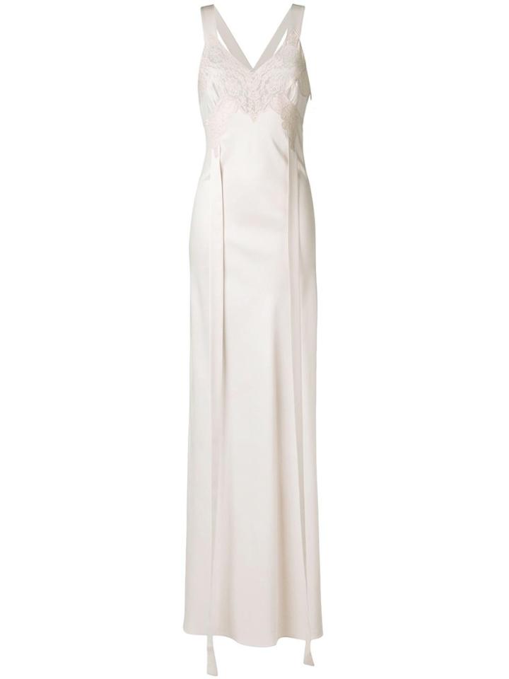 Givenchy Lace Panel Evening Dress - Pink & Purple
