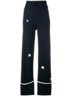 Chinti & Parker Stars Knitted Pants - Blue