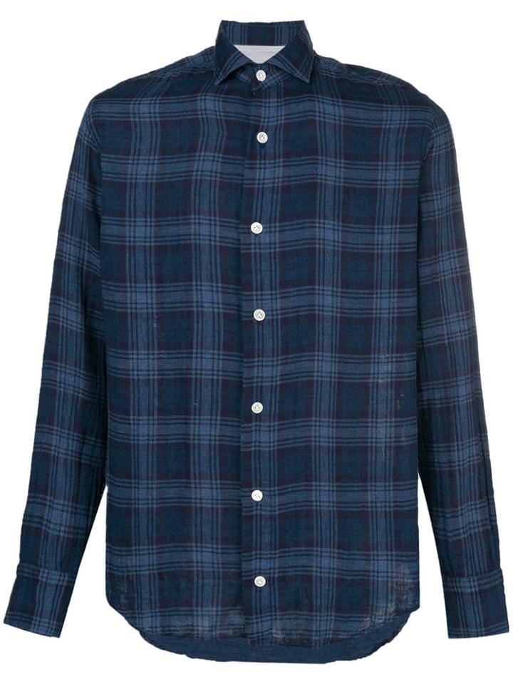 Eleventy Button Down Shirt - Blue