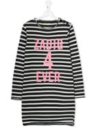 Zadig & Voltaire Kids Teen Striped Shift Dress - Blue