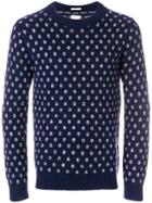 Gant Rugger Dot Jacquard Jumper - Blue