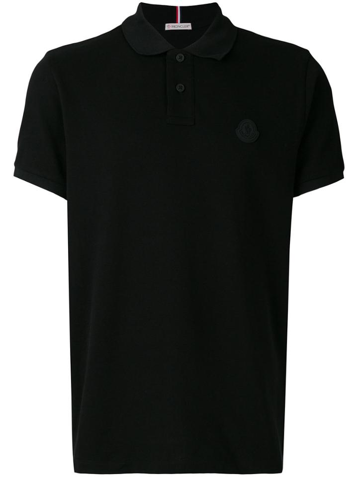 Moncler Short Sleeve Polo Shirt - Black