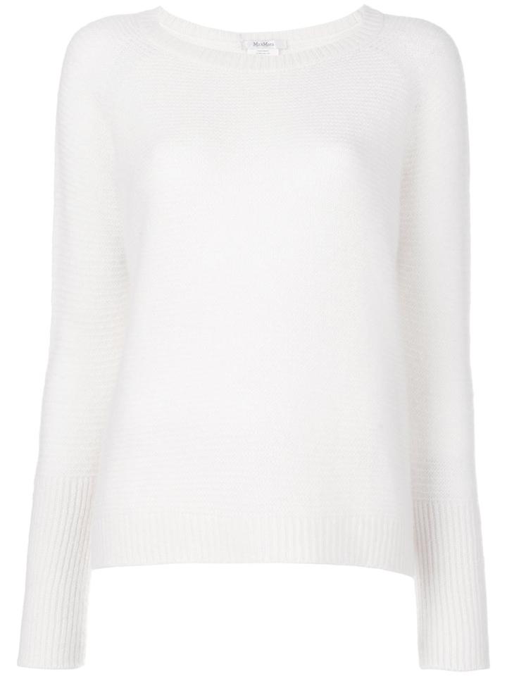 Max Mara - Zeno Sweater - Women - Silk/cashmere - M, White, Silk/cashmere