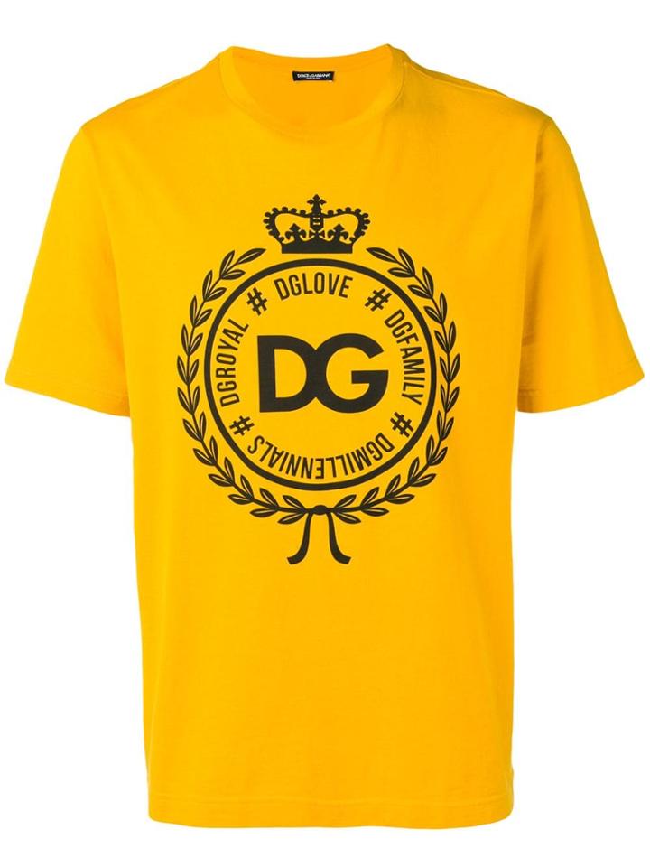Dolce & Gabbana Logo T-shirt - Yellow