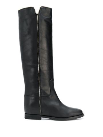 Via Roma 15 Via Roma 15 3183 Malibu Nero Leather/fur/exotic