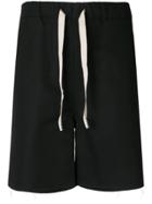 Federico Curradi Drop Crotch Shorts - Black