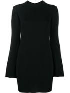 Ellery Bell-sleeve Mini Dress - Black