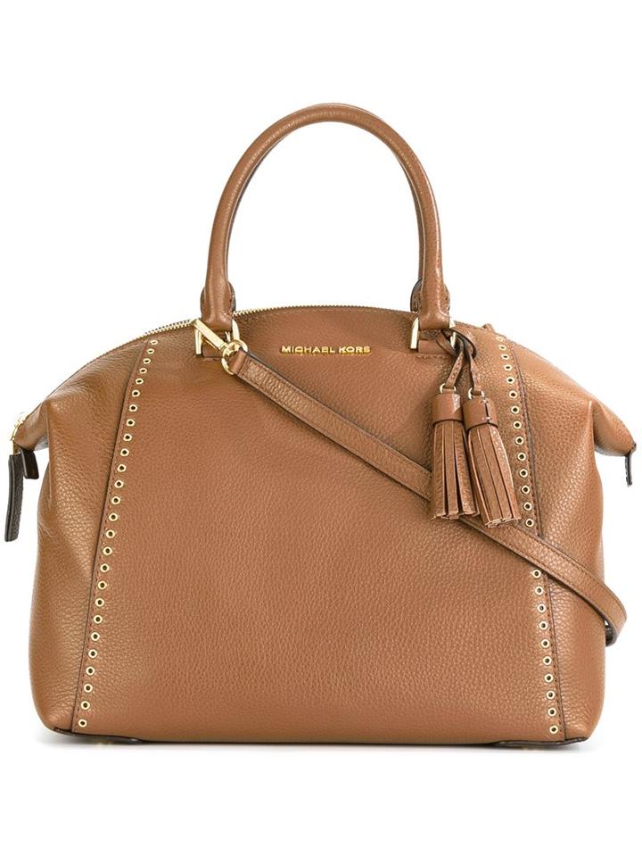 Michael Michael Kors Gold-tone Studded Detailing Tote