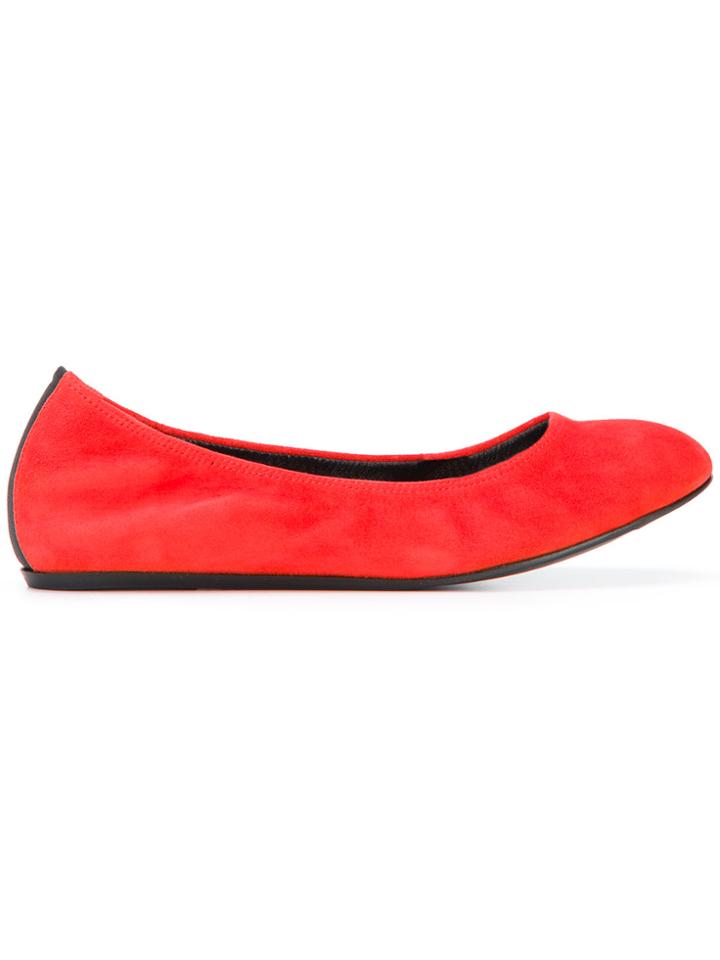 Lanvin Ballerina Flats - Red