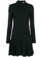 Red Valentino Penny Collar Shift Dress - Black