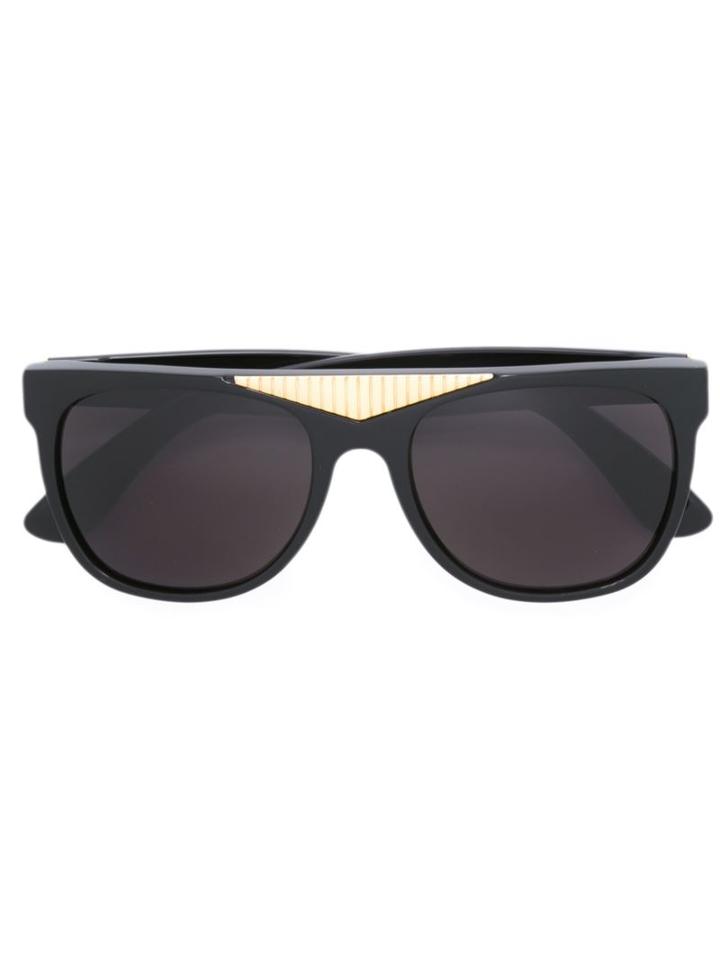Retrosuperfuture Flat Top Gino Sunglasses, Adult Unisex, Black, Acetate