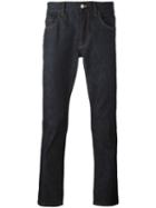 Gucci Slim-fit Jeans With Tiger, Men's, Size: 33, Blue, Cotton/spandex/elastane