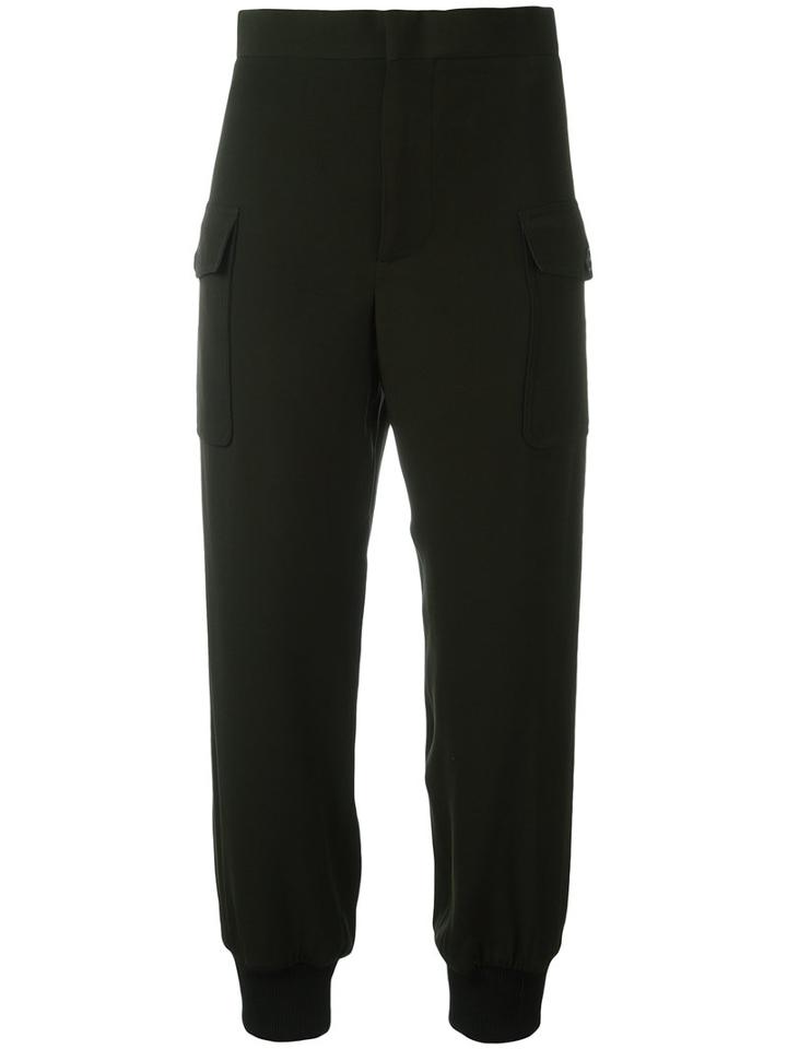 Marni Loose Fit Trackpants, Women's, Size: 42, Green, Polyester/spandex/elastane/acetate/viscose