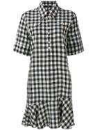 Vichy Dress - Women - Cotton/linen/flax/cupro - 42, Black, Cotton/linen/flax/cupro, Ps By Paul Smith