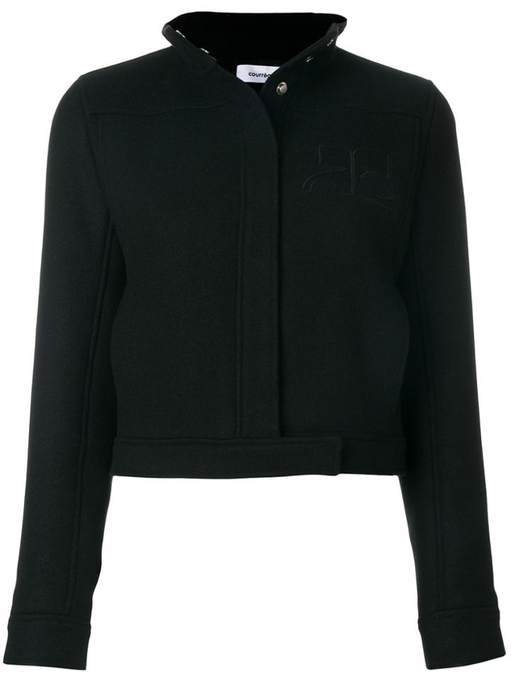 Courrèges Classic Fitted Jacket - Black