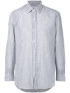 Salvatore Piccolo Classic Striped Shirt - Blue
