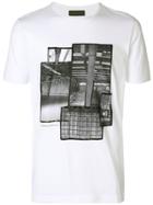 Diesel Black Gold Ty Industrial Print T-shirt - White
