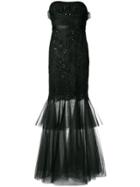 A.n.g.e.l.o. Vintage Cult 2000's Beaded Embroidery Gown - Black