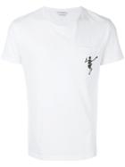 Alexander Mcqueen Skeleton Print T-shirt - White
