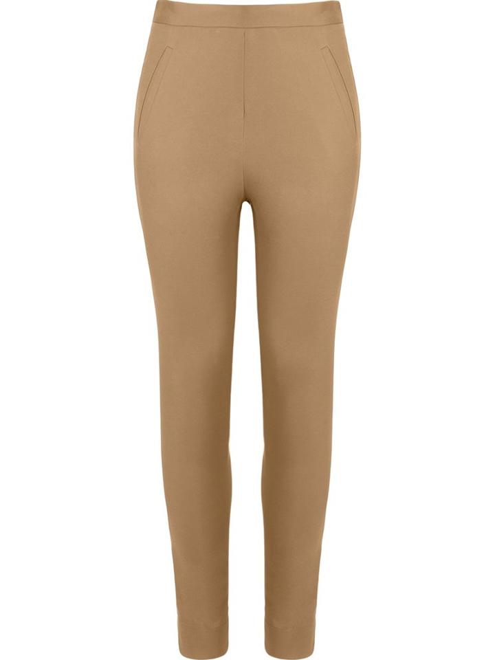 Andrea Marques Mid Rise Skinny Trousers, Women's, Size: 38, Brown, Cotton/spandex/elastane