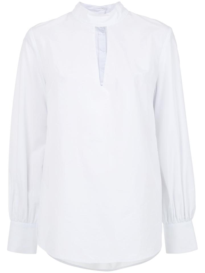 Nk Cotton Cut Out Blouse - White