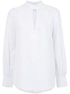 Nk Cotton Cut Out Blouse - White