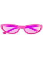 Balenciaga Eyewear Pink Oval Sunglasses