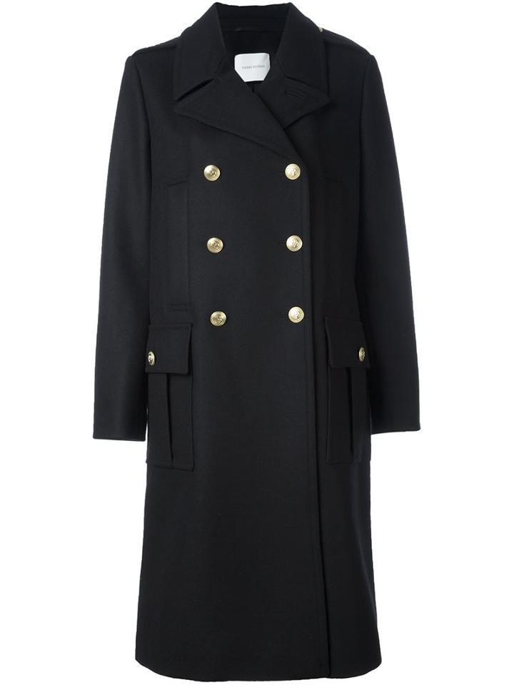 Pierre Balmain Box-pleat Pocket Coat