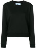 Calvin Klein Jeans Fitted Logo Sweatshirt - Black