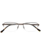 Pierre Cardin Eyewear Rectangular Glasses - Metallic