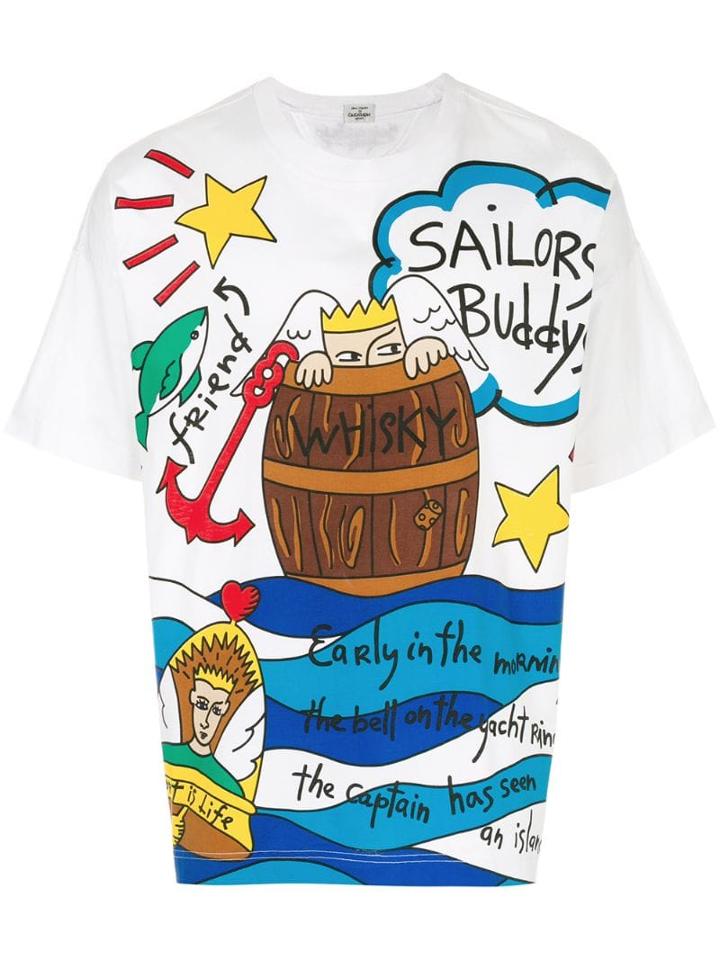 Jc De Castelbajac Pre-owned Sailor T-shirt - White