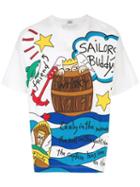 Jc De Castelbajac Pre-owned Sailor T-shirt - White
