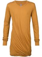 Rick Owens - Double T-shirt - Men - Cotton - S, Brown, Cotton