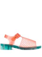 Opening Ceremony Mesh Look Jelly Sandals - Red