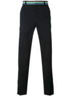Walter Van Beirendonck Ribbon Waistband Trousers - Black