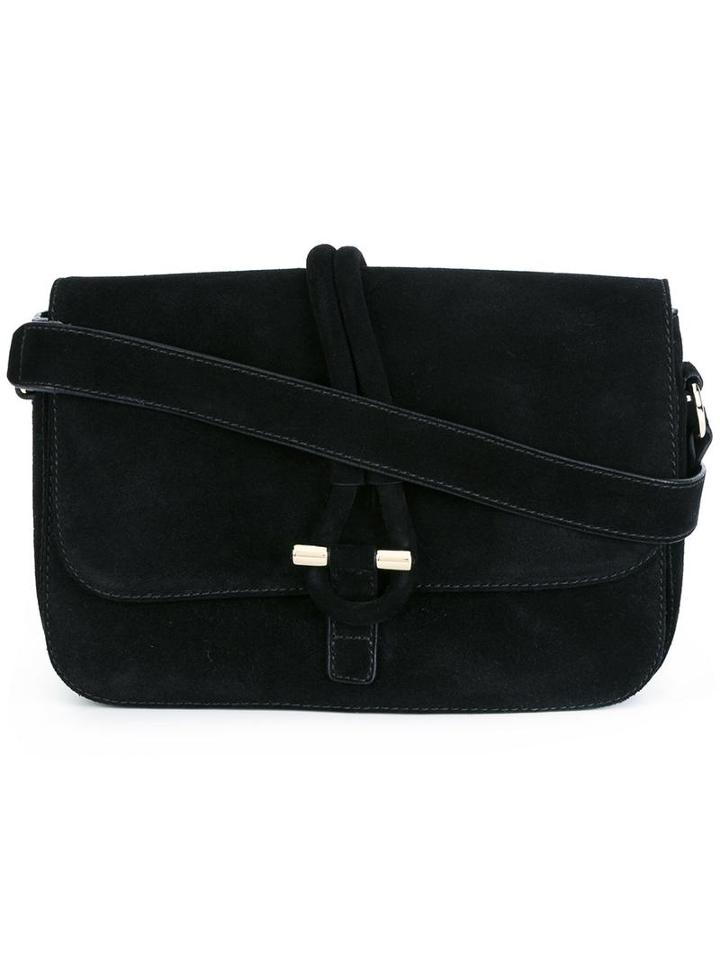 Tila March - 'romy' Shoulder Bag - Women - Cotton/suede - One Size, Black, Cotton/suede