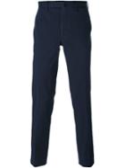 Incotex Chino Trousers, Men's, Size: 54, Blue, Cotton