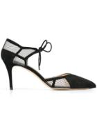Bionda Castana 'olympia' Fishnet Panel Pumps