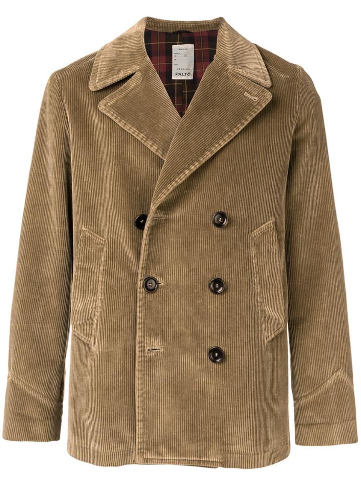 Paltò Loose Tailored Jacket - Brown