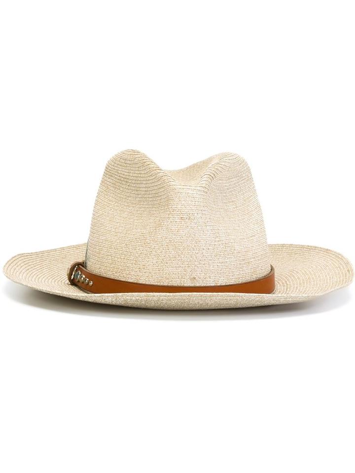 Htc Hollywood Trading Company Studded Band Panama Hat, Men's, Size: 56, Nude/neutrals, Paper