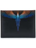 Marcelo Burlon County Of Milan Wings Print Wallet - Black