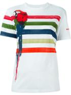 Sonia Rykiel Parrot Stripe Print T-shirt