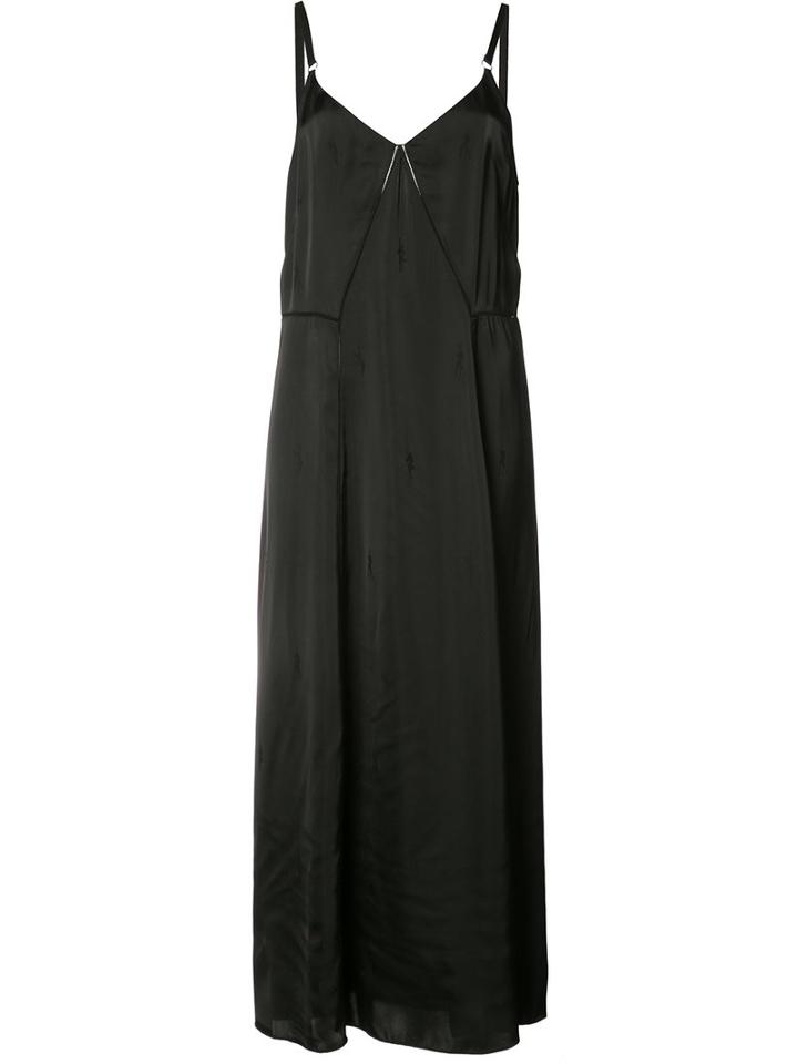 Alexander Wang Loose-fit Midi Day Dress, Women's, Size: 8, Black, Viscose