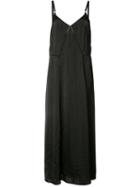 Alexander Wang Loose-fit Midi Day Dress, Women's, Size: 8, Black, Viscose