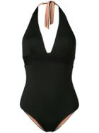 Fisico Black & Nude Reversible One Piece