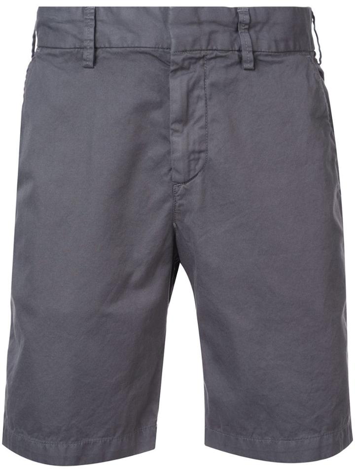Save Khaki United Slim-fit Knee Length Shorts - Grey