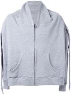 Anrealage 'pilamid' Sports Jacket, Men's, Size: 50, Grey, Cotton/polyurethane